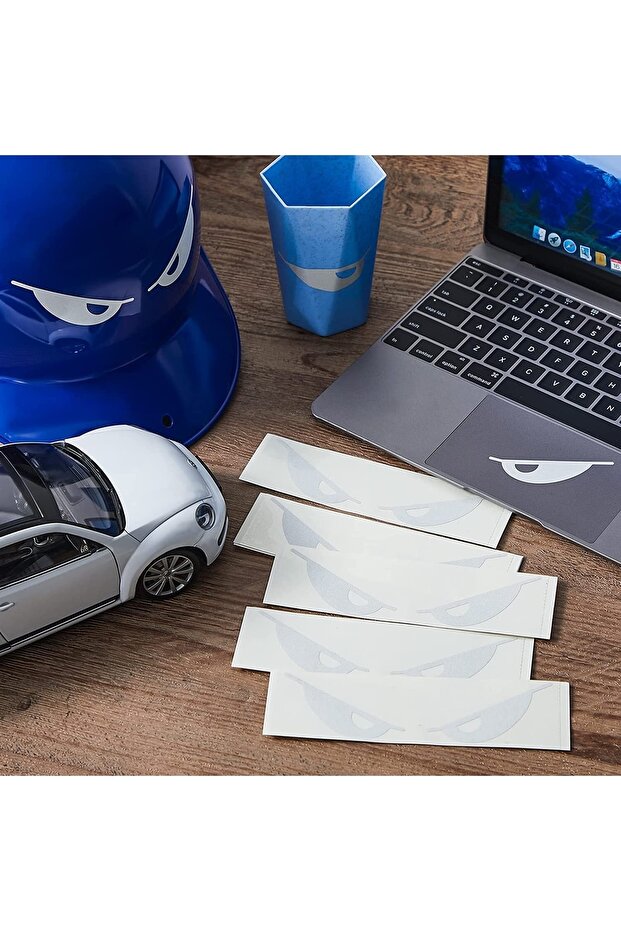 Reflektörlü Kask Sticker Göz - 6