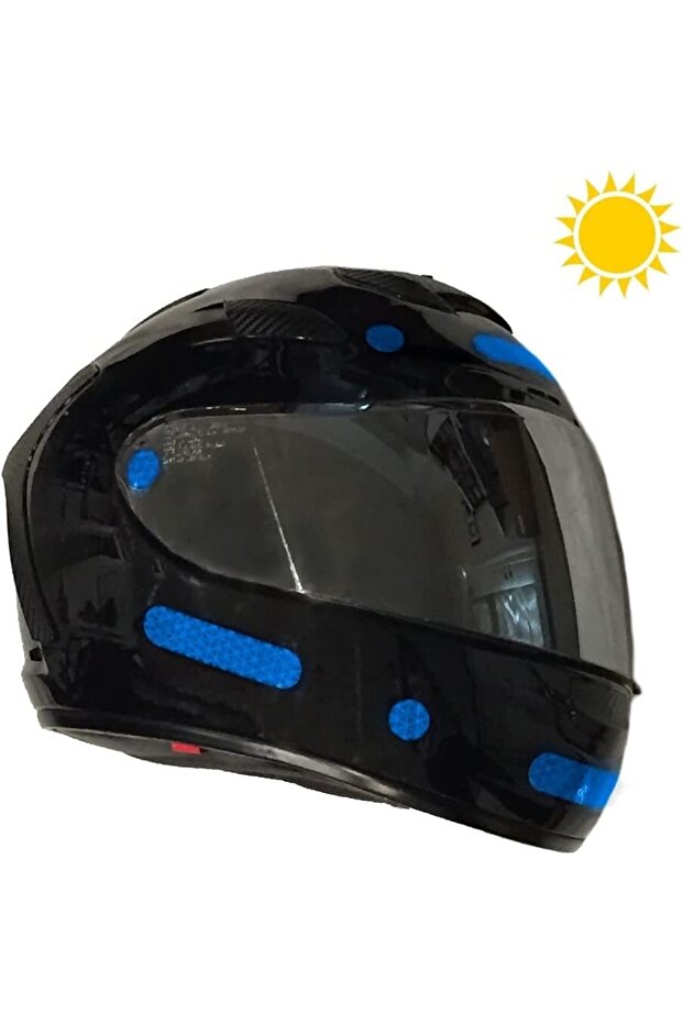12 Adet Kask Reflektörlü Çıkartmalar - 3