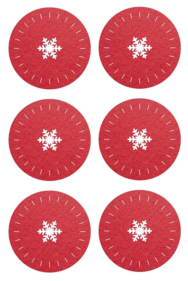Advertising Felt Christmas Themed American Service 6-Piece Service
