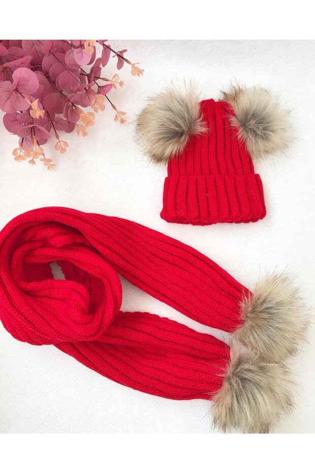 Knitwear Scarf Beret Set