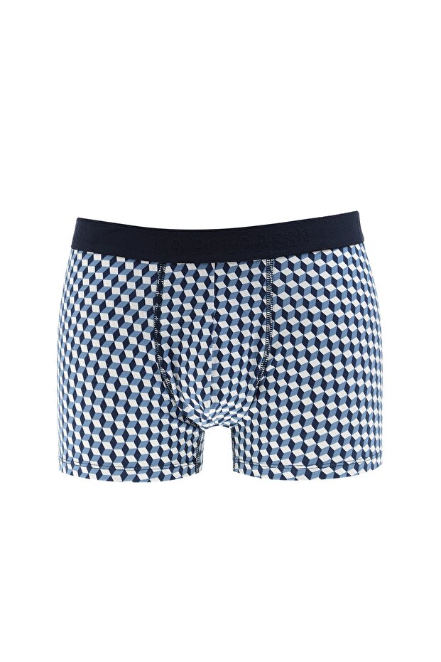 Navy Blue Men's Boxer 80256Y - Boxer - Lac
