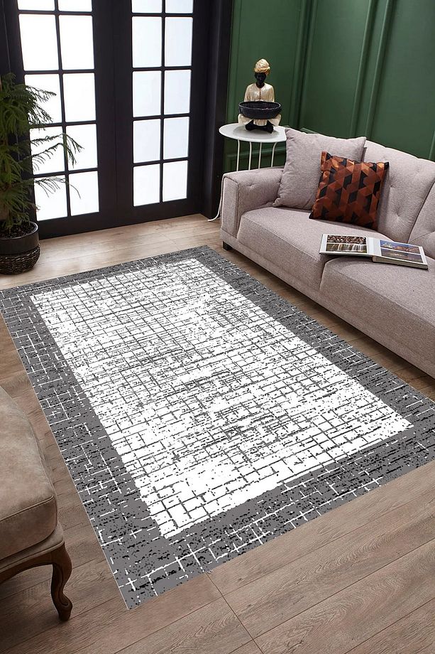 Dijital Baskı Yıkanabilir Kaymaz Taban Salon Halısı Mutfak Halısı Koridor Halısı - 1