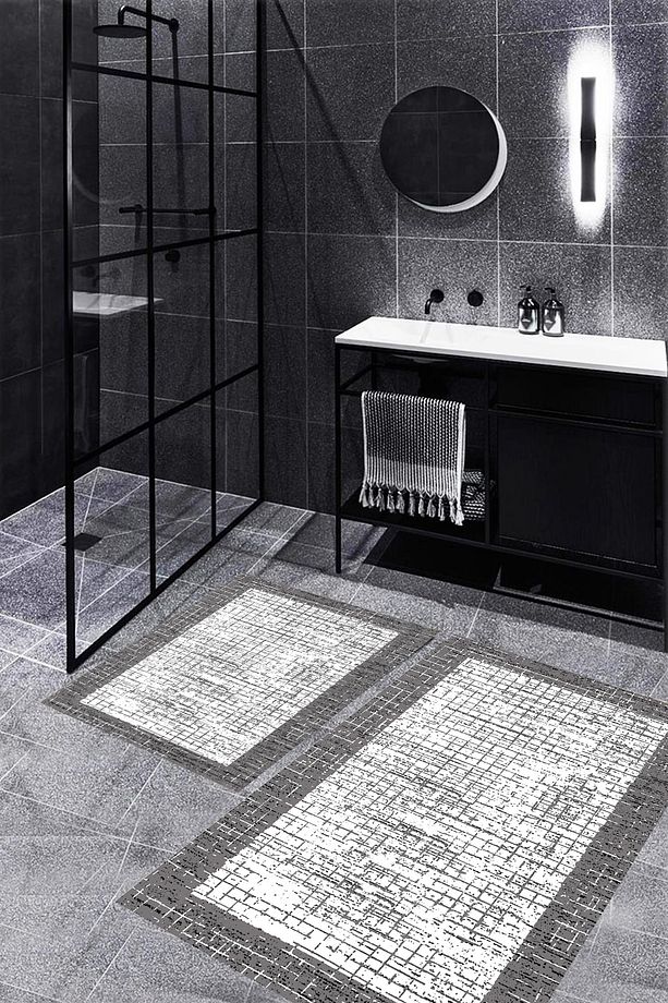 Dijital Baskı Yıkanabilir Kaymaz Taban Salon Halısı Mutfak Halısı Koridor Halısı - 4