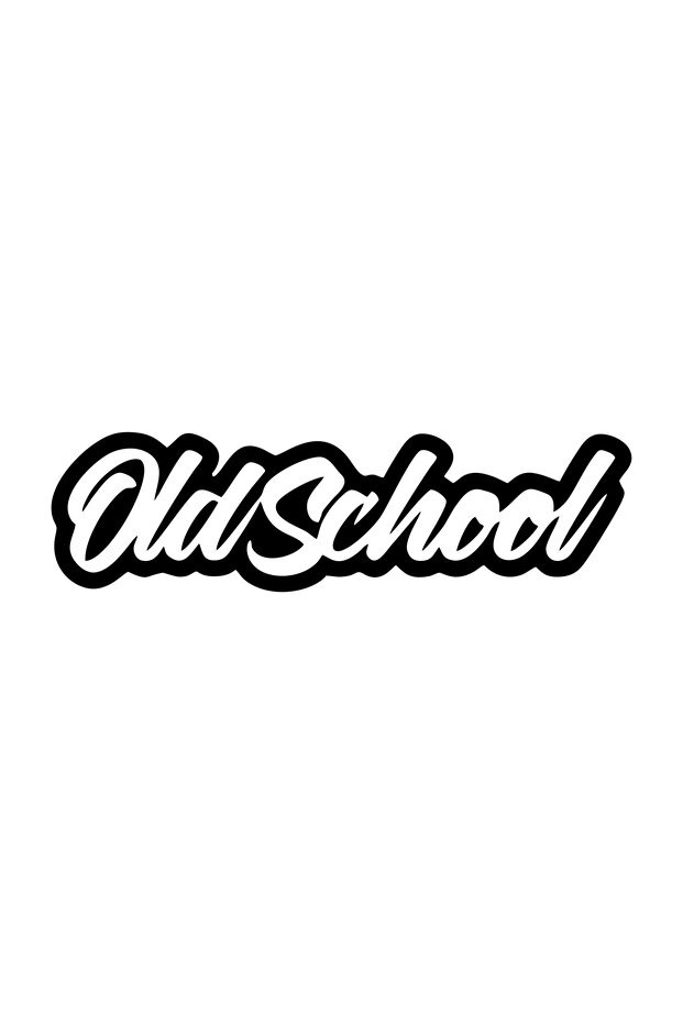 20 X 5 Cm Old School Auto Sticker Car Glass Sticker