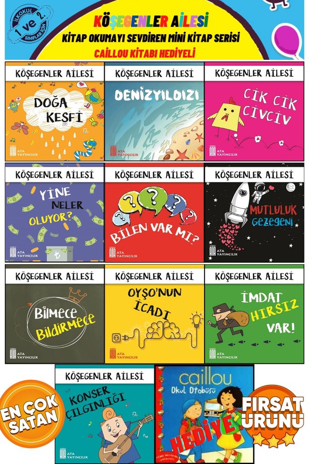 Mini Kitaplar Serisi People Who Love Reading Books for First Graders