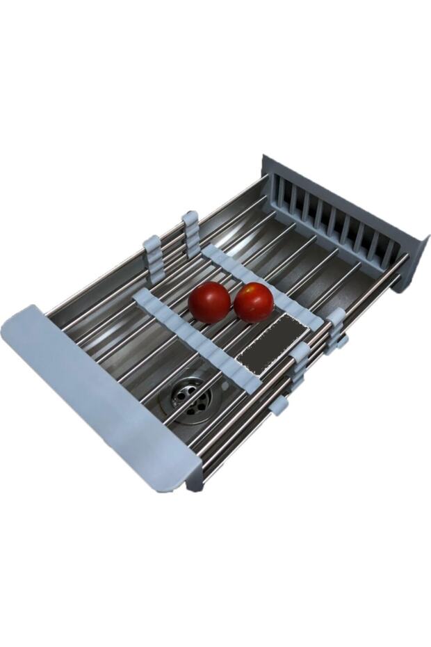 رف غسيل وتجفيف قابل للتعديل للمطبخ - 1