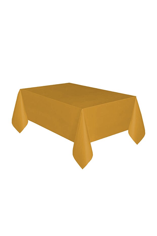Gold Birthday Party Plastic Tablecloth Oilcloth And Disposable