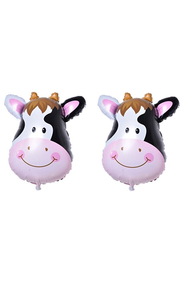 Cute Cow Animals Safari Foil Balloon 2 Pieces