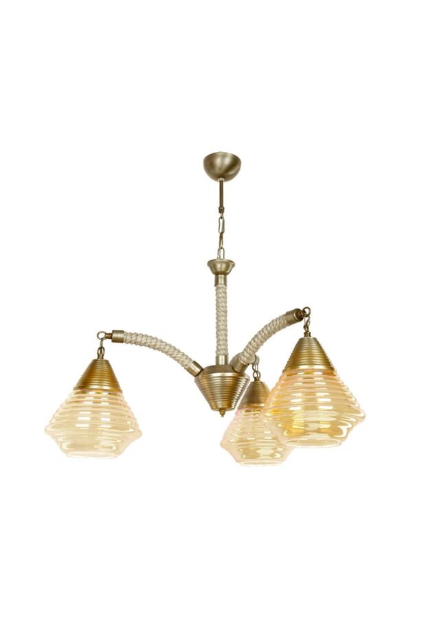 Şakül Avize 3'Lü Eskitme - 1