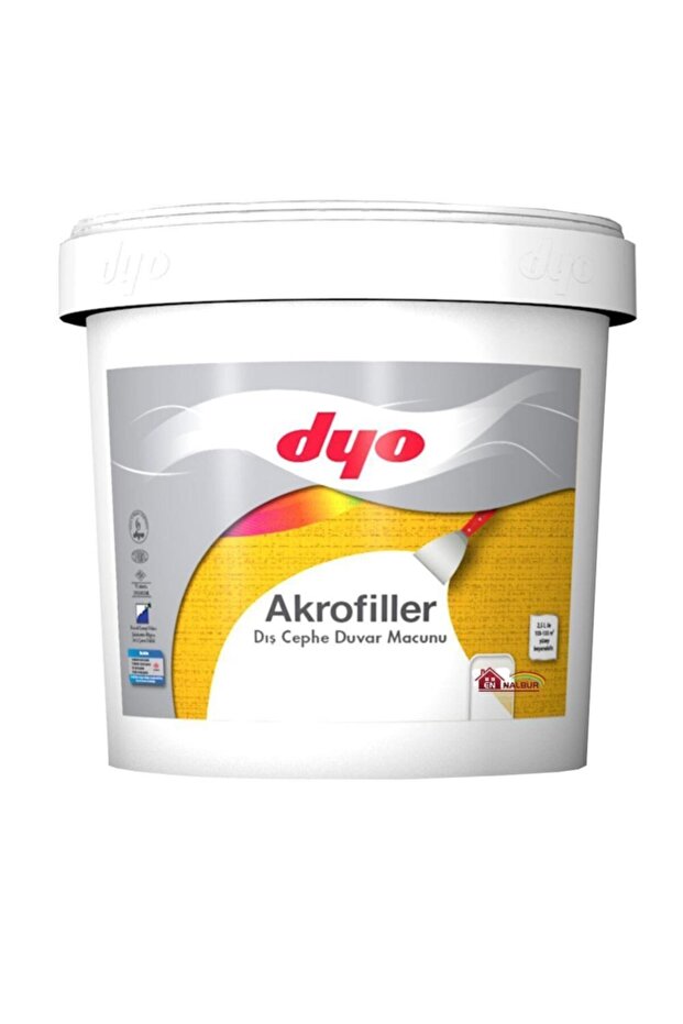 Akrofiller Dış Cephe Duvar Macunu 4,5 Kg - 1
