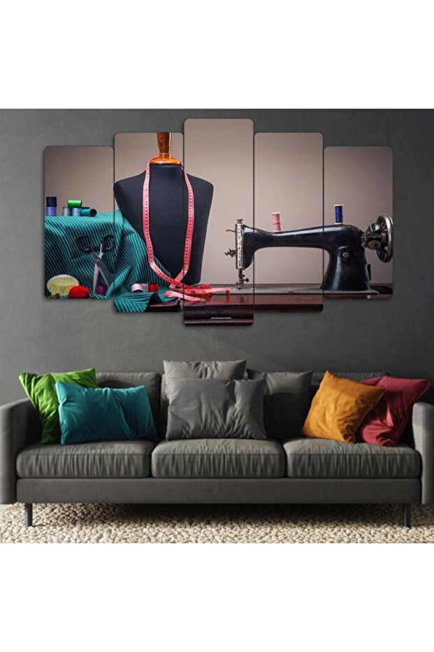 Terzi, Moda Tasarımı - 5 Parçalı Tablo - 1