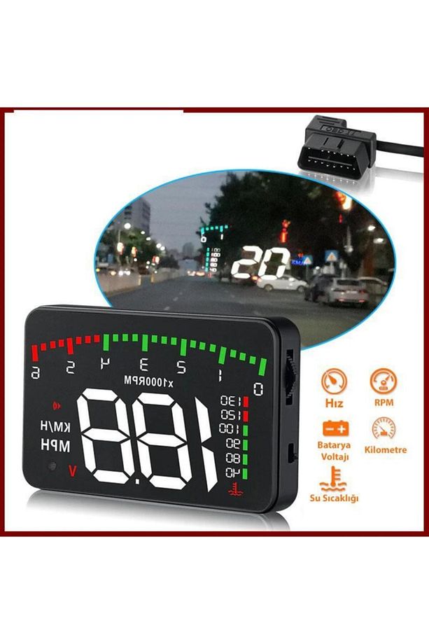 Hud Head Up Display 3.5 Inç Obd Sanal Gösterge Paneli - 3