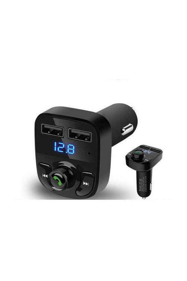C-606 Bluetooth Araç Kiti Fm Transmitter Çift Usb Giriş - 1