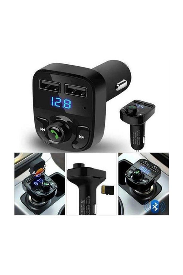 C-606 Bluetooth Araç Kiti Fm Transmitter Çift Usb Giriş - 2