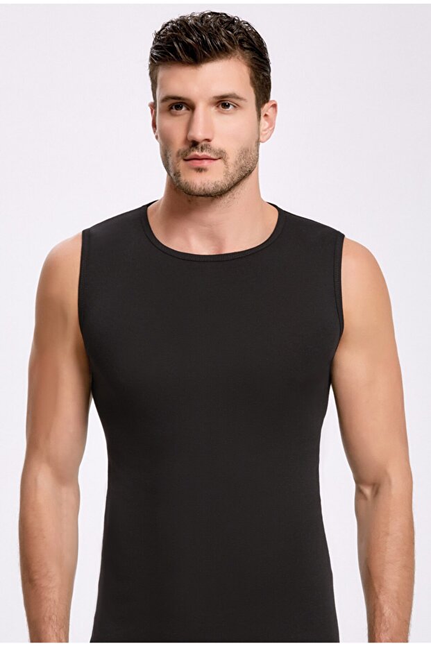 Men's Black Crew Neck Badi Athlete Set of 6