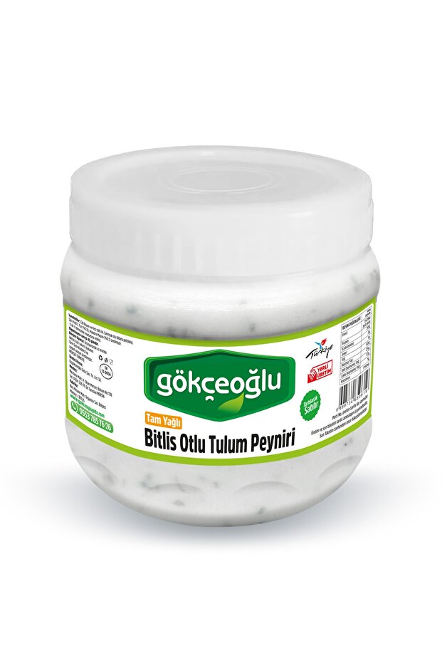 Gökçeoğlu Otlu Bitlis Tulum Peyniri 920 G.