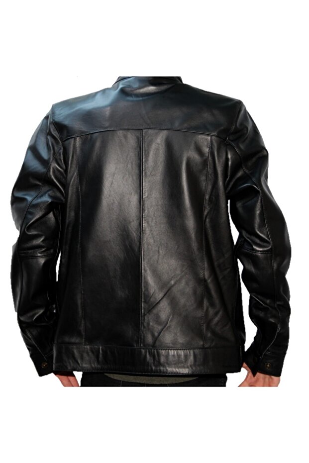 Erkek Deri Mont - 3