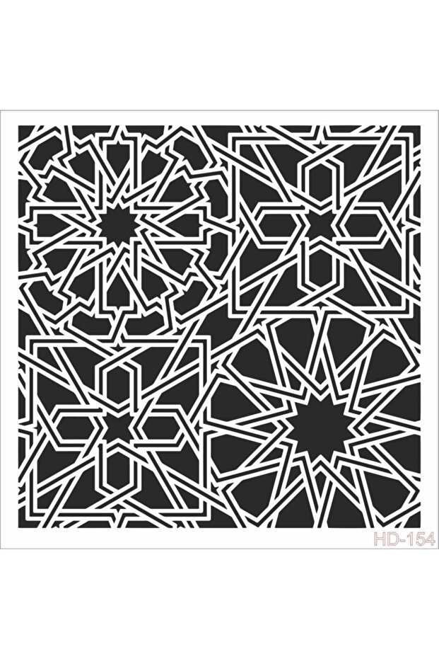 HD154 استنسل ديكور المنزل 45x45