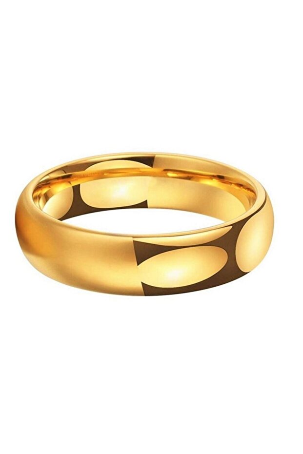 6 mm Düz Alyans Dış Bombeli - 1