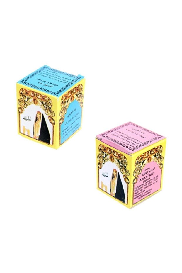 Arabian Girl Cream Set 1 Blue 1 Pink