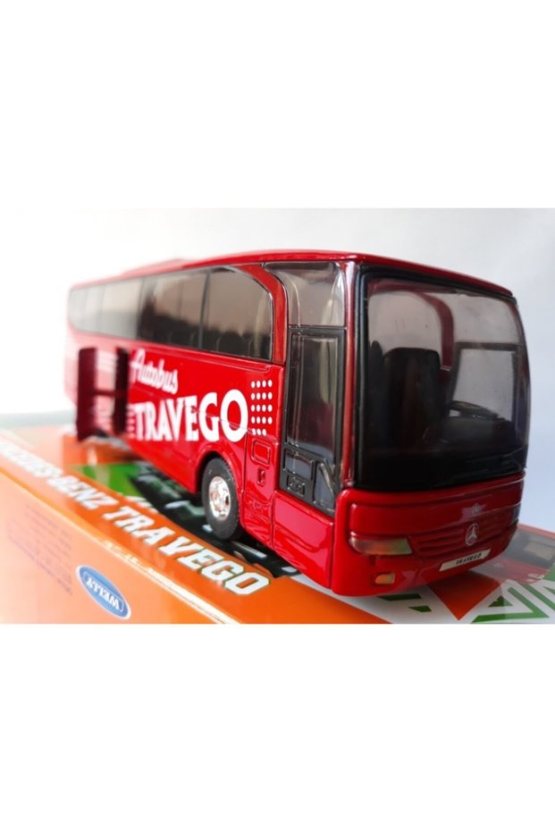 Mercedes Benz Travego Bus Diecast Metal Original Door Opens