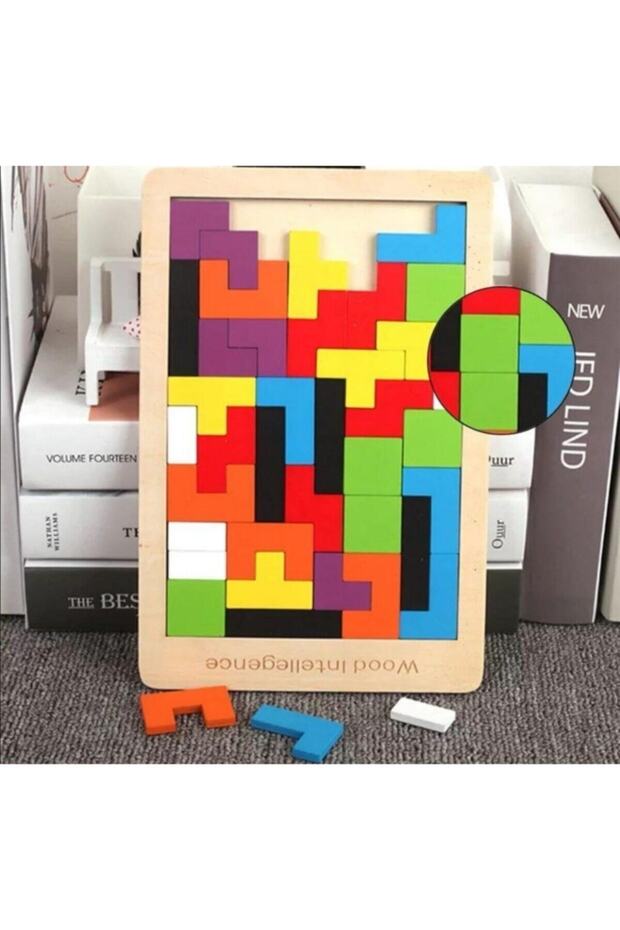 Ahşap Tetris Puzzle - 1