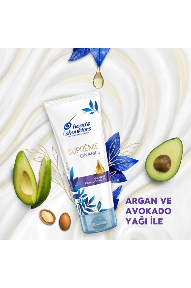 Head & Shoulders Supreme Onarıcı Argan ve Avokado Yağı Saç Kremi 220 ml*2 - 4