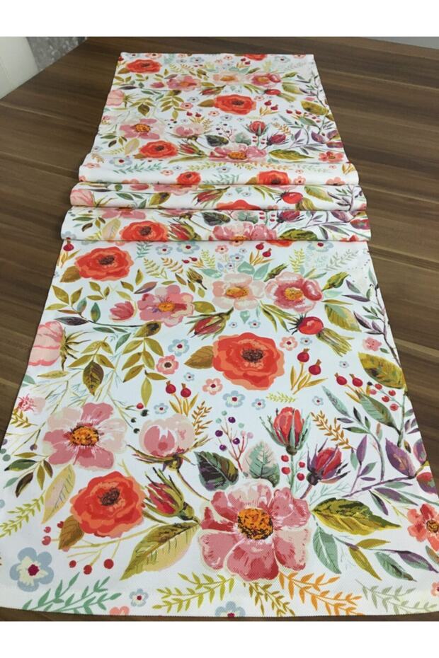 Floral Patterned Table Runner (43X150)