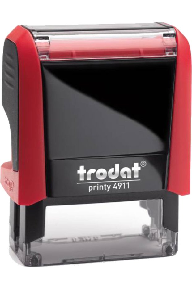 4911 Red Body Black Felt Stamp (Send the Text to Be Written)
