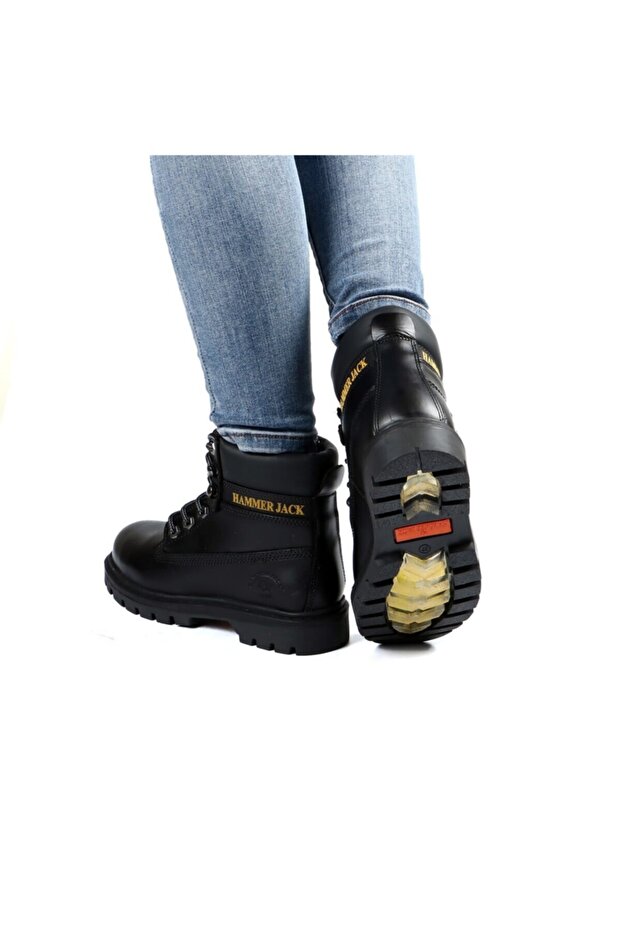 Unisex Siyah Bot - 4
