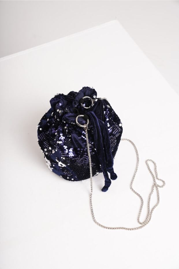 Kadın Pullu Top Çanta - 1