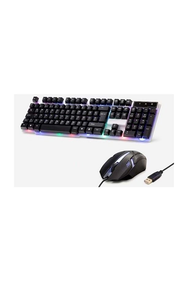 C56 Gamer Combo Klavye Mouse Set Ledli - 1
