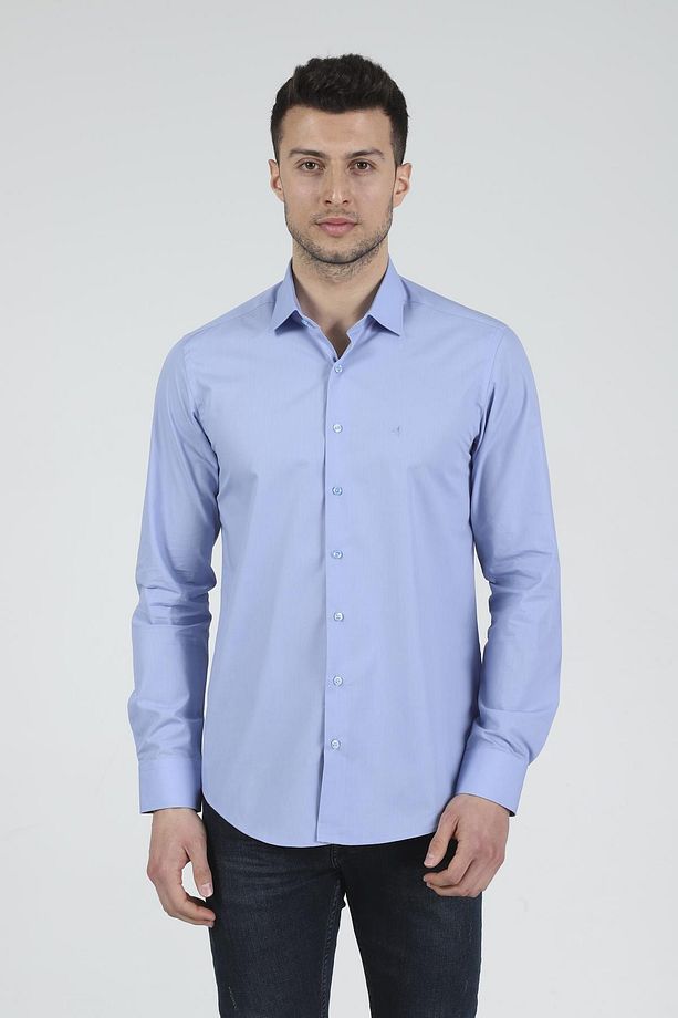 Slim Fit Uzun Kollu Erkek Gömlek 360-db02 - 2