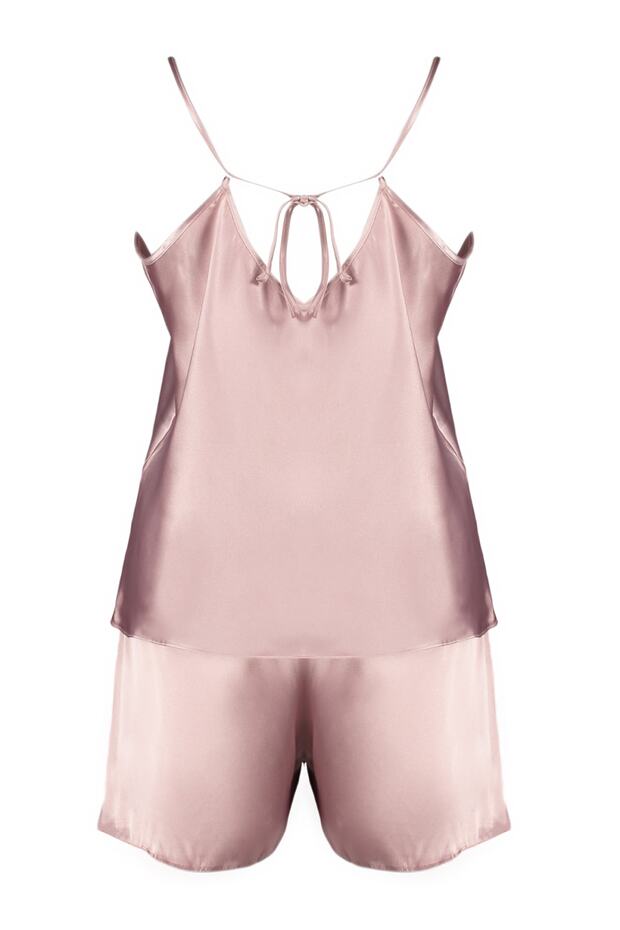 Sada růžového saténového pyžama TBBSS22PT00002 - 8