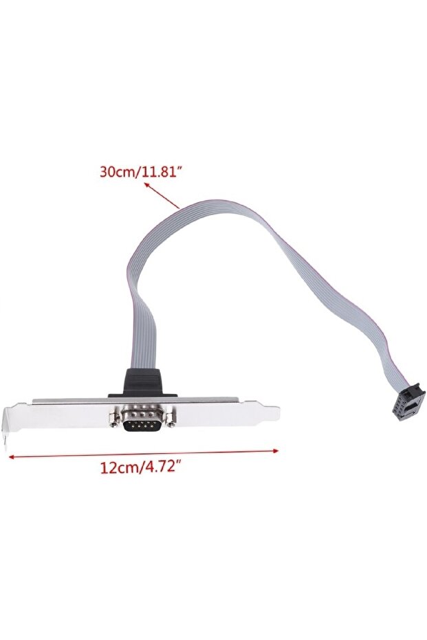 4991 Rs232 Serial Com Port Db 9 To 10 Pin Pci Anakart Braket Kablosu - 4