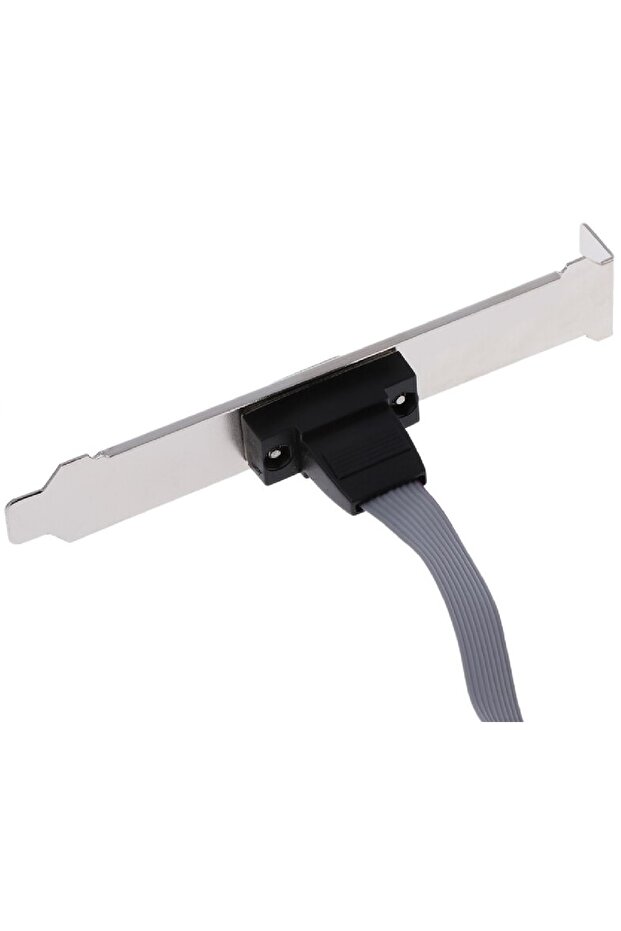4991 Rs232 Serial Com Port Db 9 To 10 Pin Pci Anakart Braket Kablosu - 6