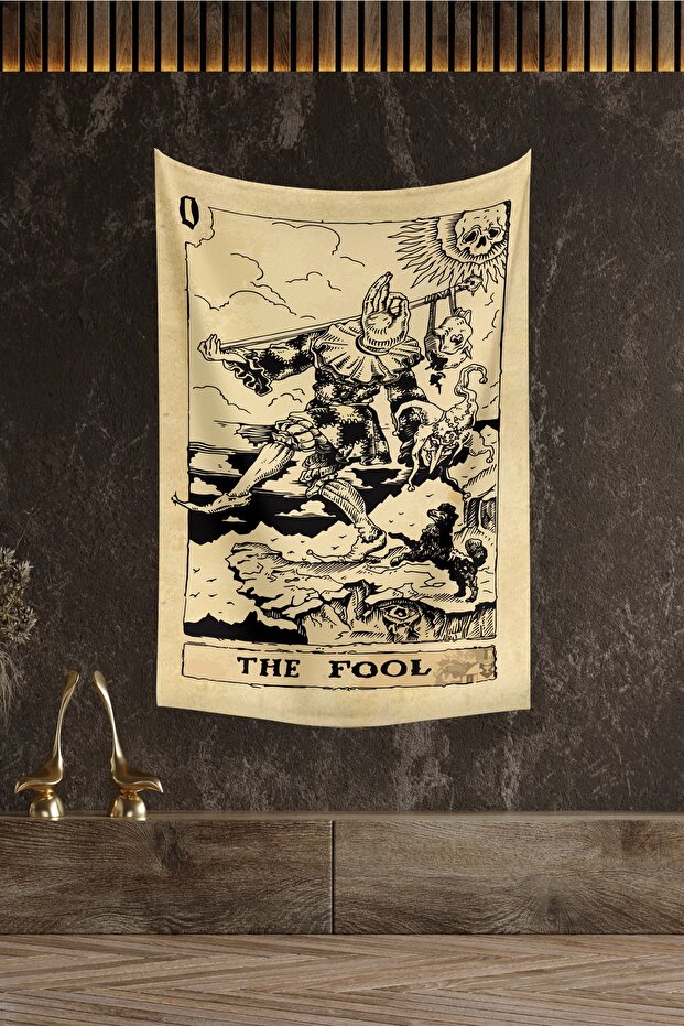 Tarot Card The Fool Wall Cover Carpet 140x100 Cm-70x100 Cm