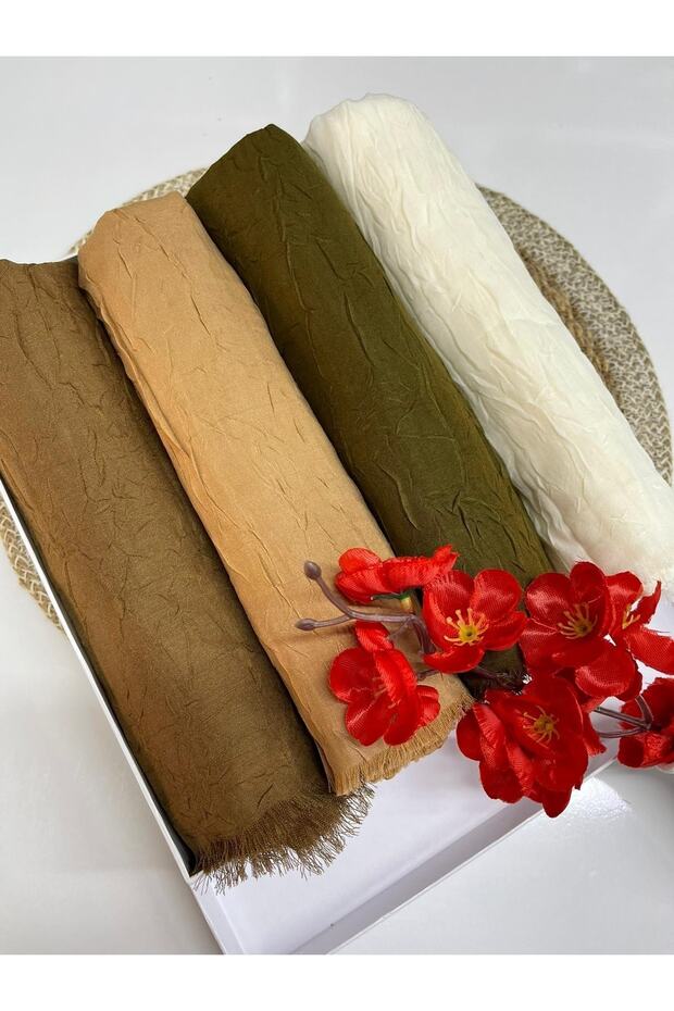 Scarf Bambu Kraş Şal - 1