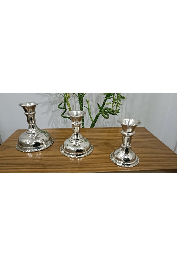 Bakır Şamdan Mumluk - 2