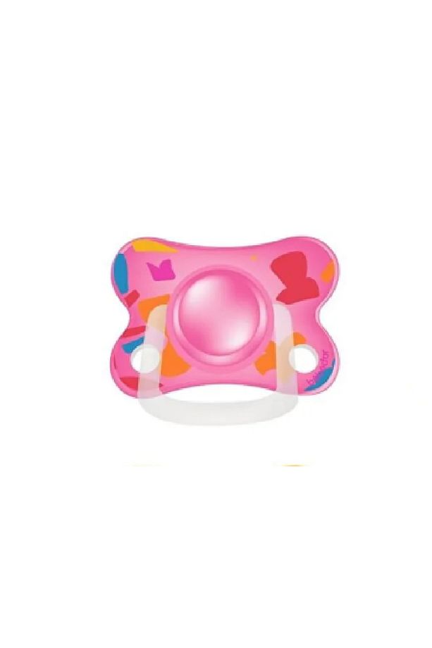Retro Serisi Simetrik Uçlu Emzik No:2 6-18ay Pembe 142 - 1