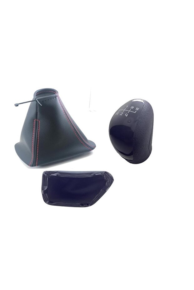 Sprinter W906 Crafter Shift Bellows Red Stitching And Shift Knob 5 Forward