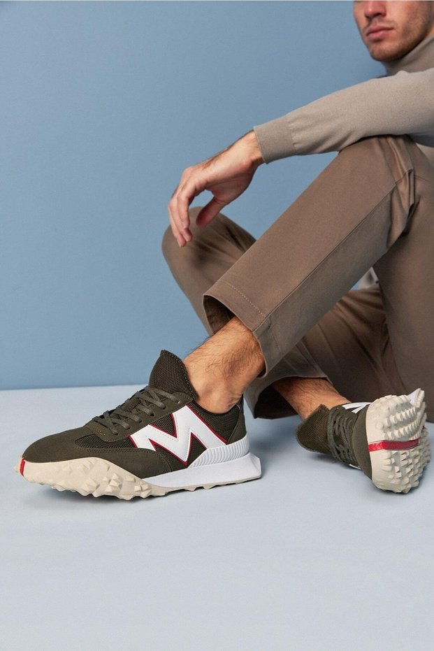 Khaki Yaya Men's Sports Shoes