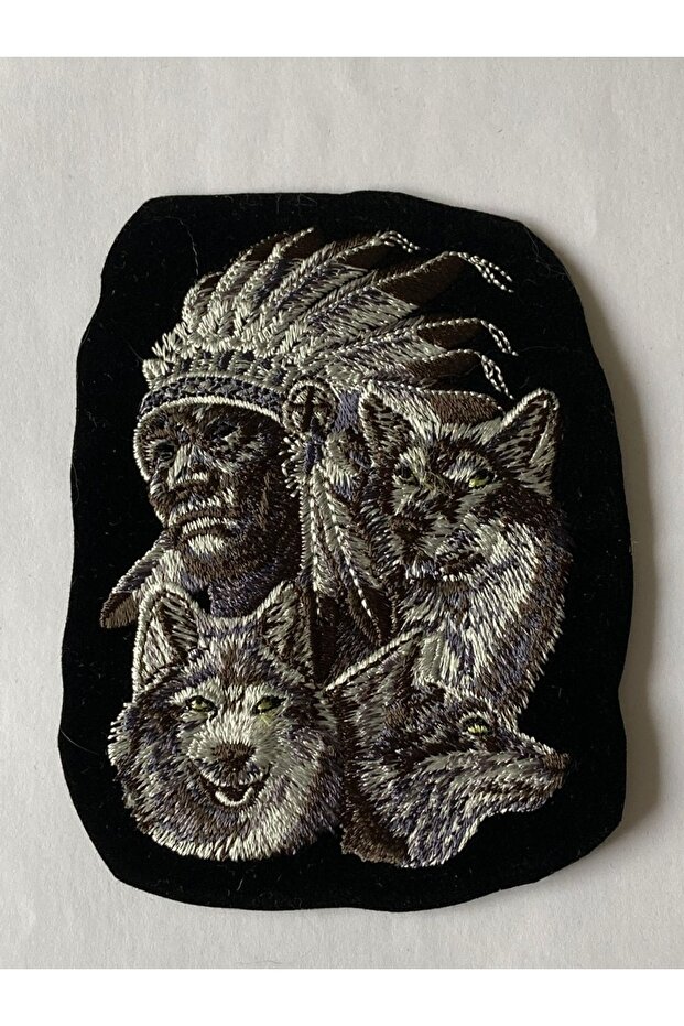 Native American-Indıan Patch- Peç,Arma and Jeans Patch - 1