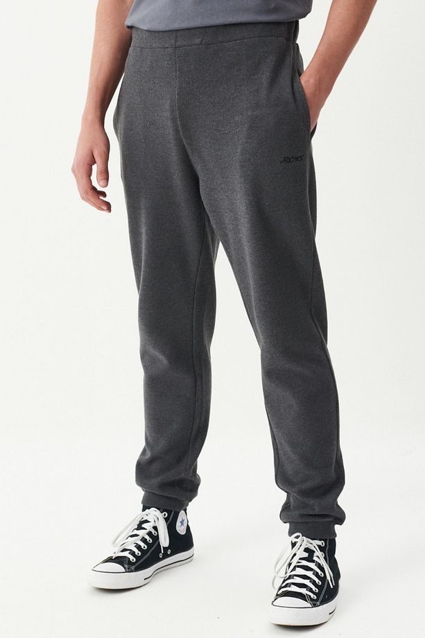 Regular Fit Normal Bel Antrasit Jogger Eşofman Altı - 1