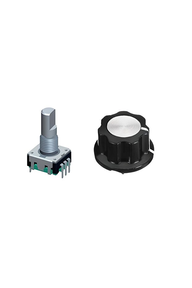 Rotary Encoder Potansiyometre Ve Pot Başlığı - 1