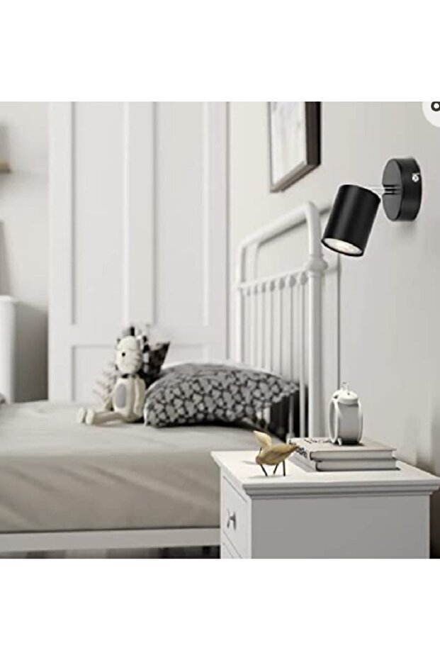 Led Sconce Led Spot Metal Black Harelet Wall Sconce with Daylight LEDs