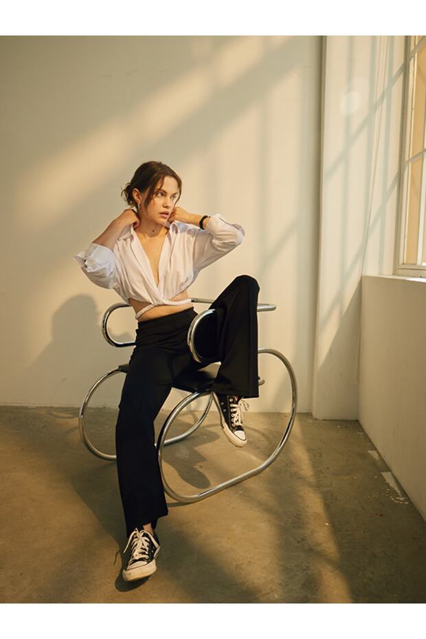 Beyaz Dıana Gömlek - 2