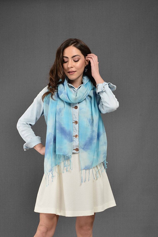 Batik Fular Mint/mavi - 2