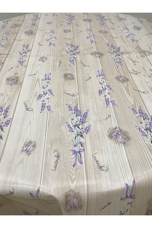 Muşamba Astarlı Masa Örtüsü Yuvarlak 140cm - 3