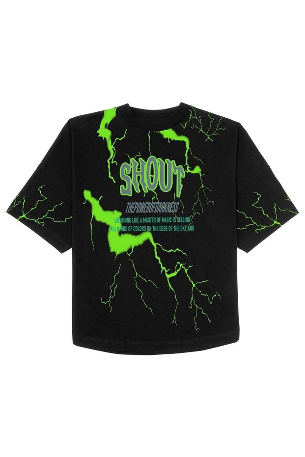 Unisex Oversize The Power Of Darkness V2 T-shirt